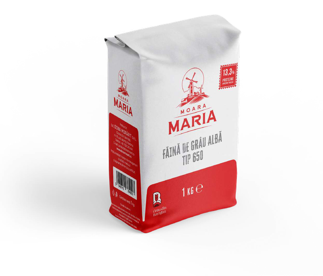 Faina de grau alba tip 650, ambalaj 1 kg